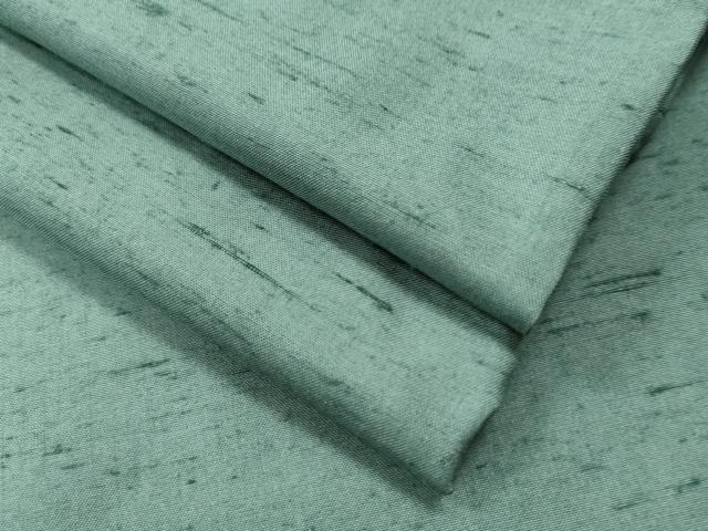 平和屋着物●白山紬　本加賀友禅　岡本幸治　色無地　薄青色　正絹　逸品　CAAS6868yc