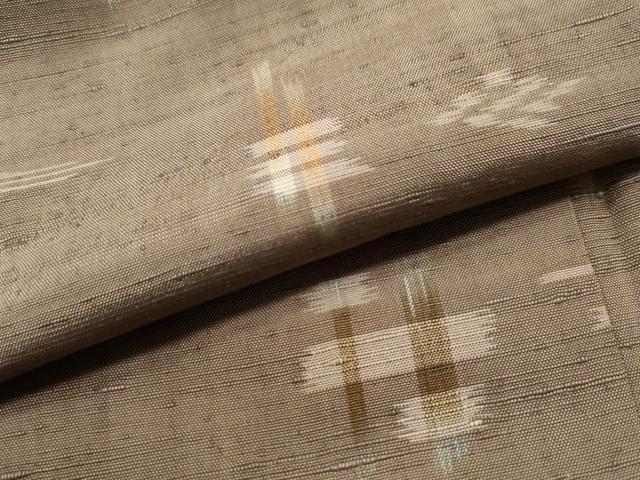 平和屋着物○上質な紬 絵絣 正絹 逸品 CAAS6883yc