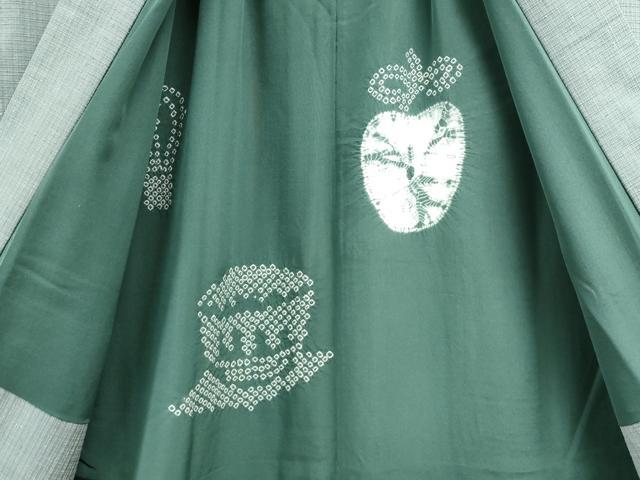 平和屋着物●男性　紬　アンサンブル　格子柄　キングサイズ　正絹　逸品　CAAS6896yc 着物セット