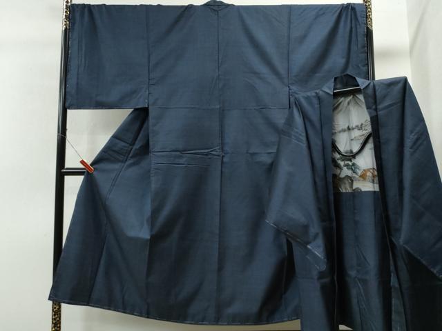 平和屋着物●男性　本場大島紬　アンサンブル　100亀甲　総詰め　キングサイズ　正絹　逸品　未使用　CAAS6897yc