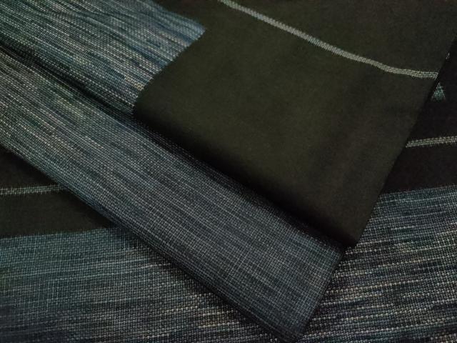 平和屋着物●本場大島紬　9マルキ　泥染め　吉祥文　正絹　逸品　CAAS6974yc