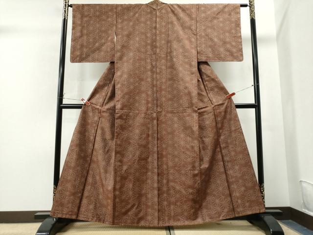 シルク ファッション 平和屋着物□極上 本場大島紬 泥染め 9マルキ