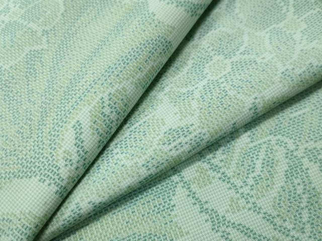 平和屋着物●本場大島紬　草花文　正絹　逸品　CAAS7002yc