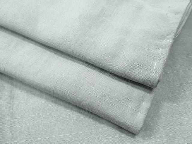 平和屋着物●上質な紬　色無地　秘色色　正絹　逸品　CAAS7016yc