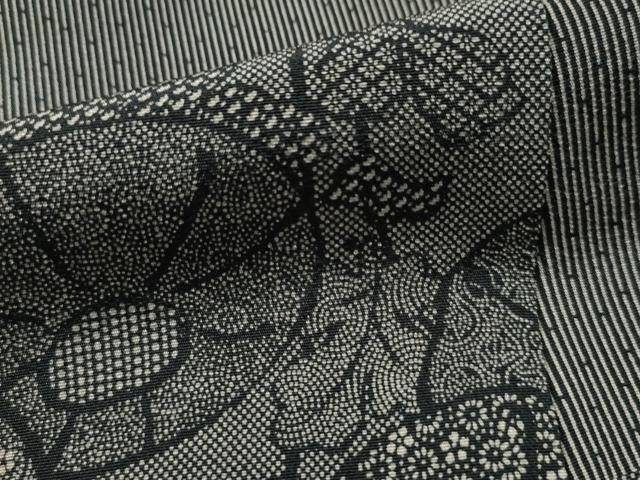 平和屋着物○江戸小紋 草花小紋柄 正絹 逸品 CAAS7058yc