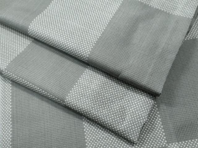 平和屋着物●本場大島紬　9マルキ　市松文様　正絹　逸品　CAAS7068yc