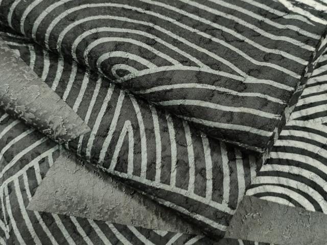 平和屋着物●上質な小紋　切嵌流水文　さが美扱い　正絹　逸品　CAAS7080yc