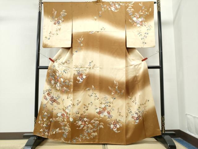 平和屋着物○訪問着 友禅 作家物 童子遊び 暈し染め 正絹 逸品