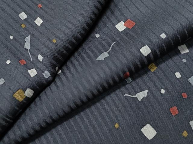 平和屋着物●上質な小紋　色紙吉祥文　正絹　逸品　未使用　CAAS7183yc