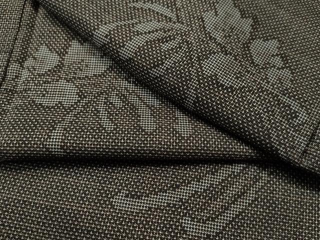 平和屋着物●本場大島紬　9マルキ　舞花文　正絹　逸品　CAAS7199yc