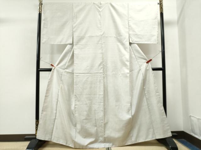 平和屋着物○本場大島紬 白大島 7マルキ 正絹 逸品 未使用 CAAS7206yc 