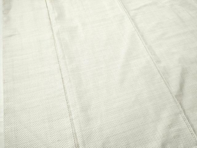 平和屋着物○本場大島紬 白大島 7マルキ 正絹 逸品 未使用 CAAS7206yc 