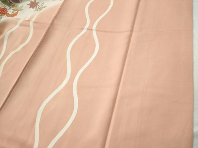 平和屋着物○創業460年・千總 訪問着 駒刺繍 立涌花