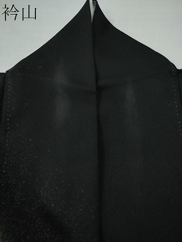 平和屋着物○訪問着 草花文 暈し染め 黒地 金彩 正絹 逸品 CAAS7225yc