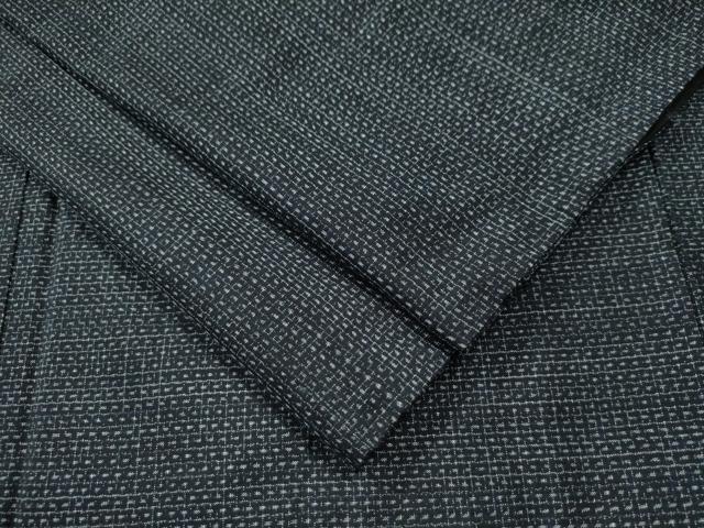 平和屋着物●男性　本場大島紬　亀甲柄　正絹　逸品　CAAS7231yc