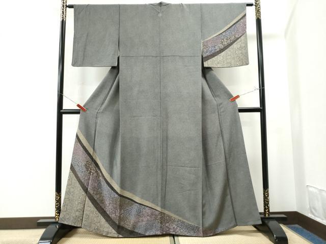 平和屋着物○訪問着 作家物 鳳凰吉祥花唐草文 正絹 逸品 CAAU1862yc