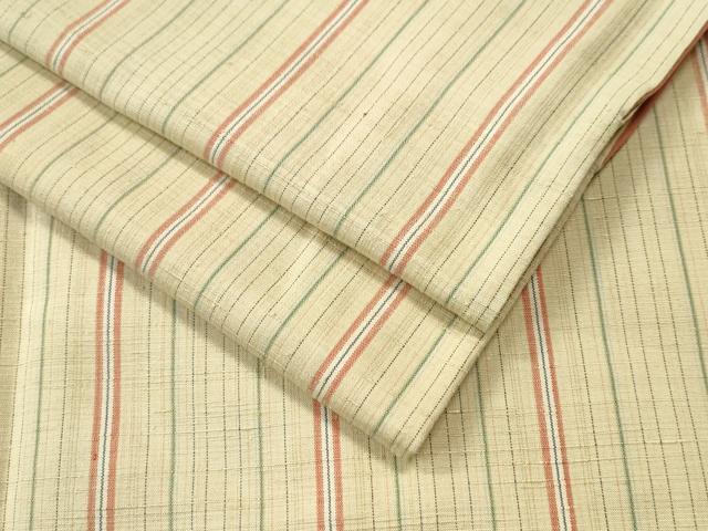 平和屋着物●上質な紬　間道　正絹　逸品　CAAS7240yc