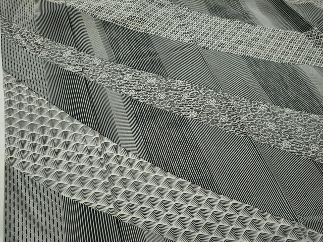 平和屋着物○伝統工芸士 水谷滉 訪問着 竹並び吉祥花唐草