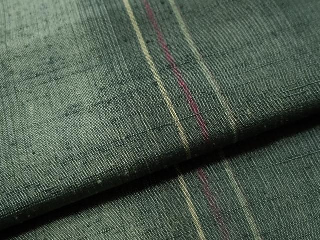 平和屋着物○三代目 市三郎 紬 間道 証紙付き 正絹 逸品 CAAS7276yc