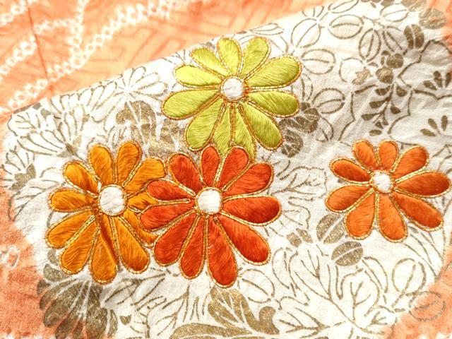 訪問着松坂屋正絹フルセット刺繍金彩