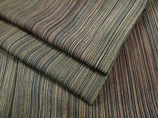 平和屋着物●上質な小紋　縞　正絹　逸品　CAAS7352yc