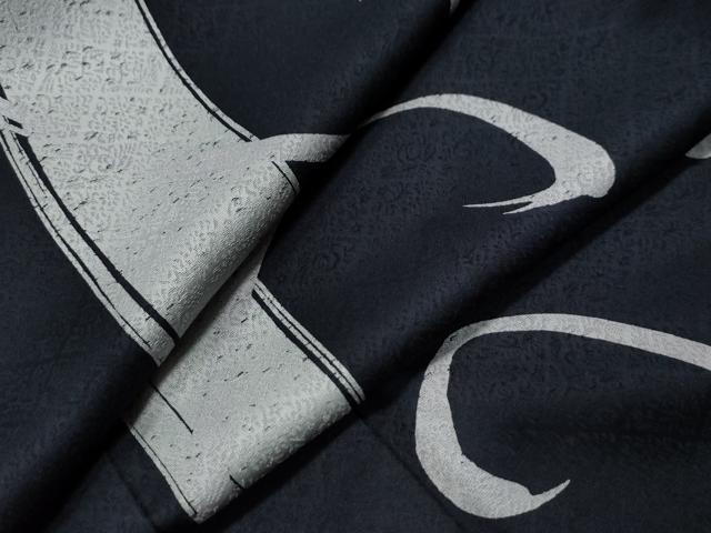 平和屋着物●上質な小紋　作家物　唐草文　正絹　逸品　CAAS7457yc