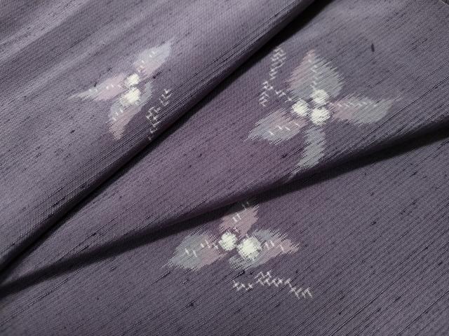 平和屋着物●上質な紬　南天文　正絹　逸品　未使用　CAAS7563yc