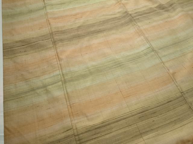 平和屋着物●上質な紬　霞文　正絹　逸品　CAAS7567yc 平和屋着物○上質な紬 霞文 正絹 逸品 CAAS7567yc