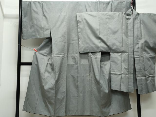 平和屋着物●男性　紬　アンサンブル　吉祥文　キングサイズ　正絹　逸品　CAAS8401vf