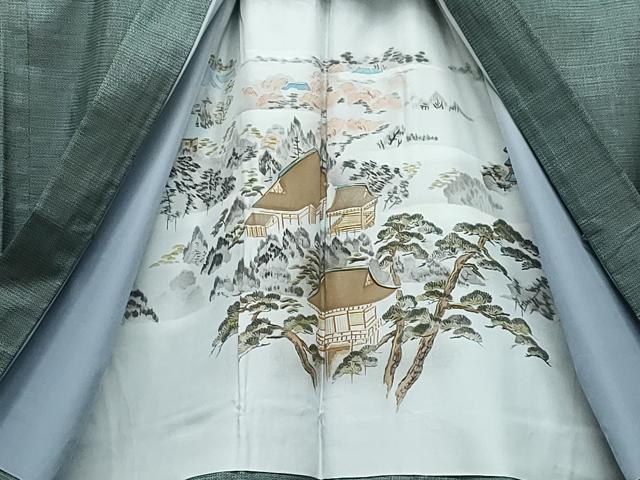 平和屋着物●男性　本場大島紬　アンサンブル　120亀甲　総詰め　キングサイズ　正絹　逸品　CAAS8450vf 平和屋着物○男性 本場大島紬 アンサンブル 120亀甲 総詰め キング