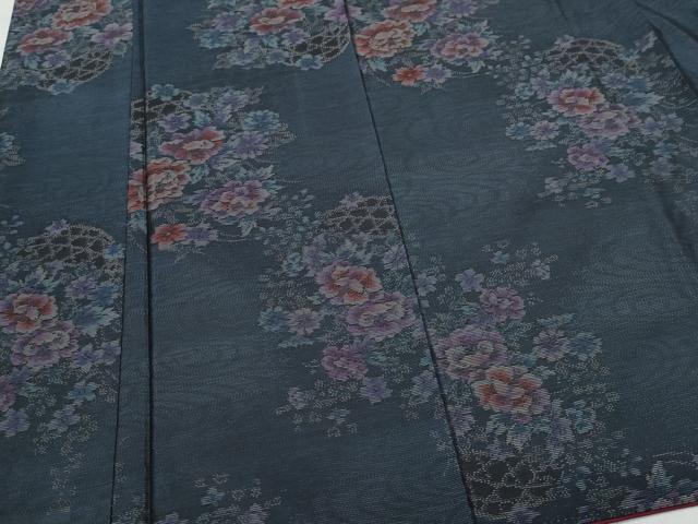 平和屋着物○本場大島紬 花籠文 正絹 逸品 CAAS8458vf