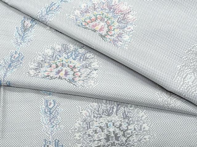 平和屋着物○上質な小紋 紅型 花蝶文 正絹 逸品 CAAS0004th