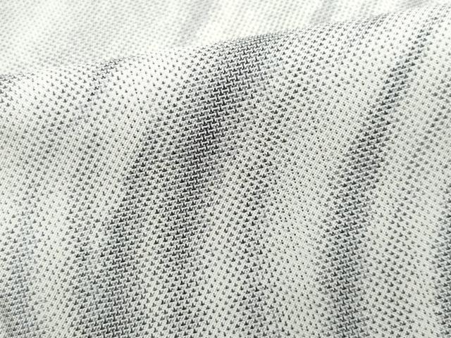 平和屋着物○本場大島紬 白大島 9マルキ 流線文 正絹 逸品 CAAS8473vf