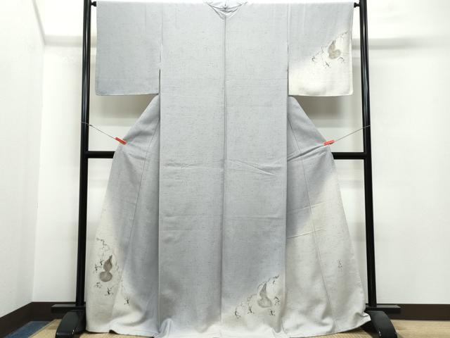 平和屋着物○本場大島紬 7マルキ 吉祥花文 正絹 逸品 CAAW7981yc 平和屋