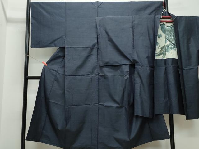 平和屋着物●男性　本場大島紬　アンサンブル　吉祥文　正絹　逸品　CAAS8506vf