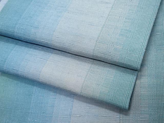 平和屋着物●紅花紬　米沢　縞　正絹　逸品　CAAS8274vf