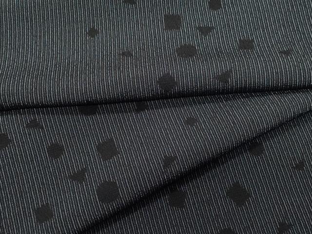 平和屋着物●本塩沢　吉祥文　正絹　逸品　CAAS8674vf