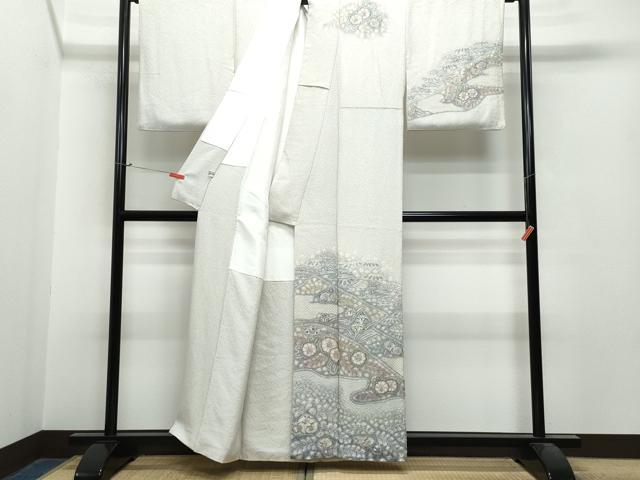 平和屋着物○樋熊哲也 訪問着 辻が花 絞り 手描き 訪問着 まるやま扱い