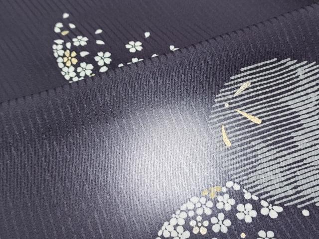 平和屋着物○上質な小紋 花丸文 蛍暈し 金彩 正絹 逸品 CAAS9291th