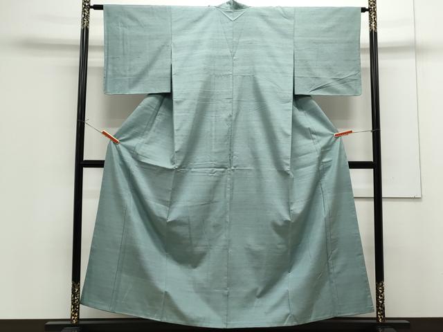 平和屋着物●紅花紬　米沢 　霞文　正絹　逸品　未使用　CAAS9296th 平和屋着物○紅花紬 米沢 霞文 正絹 逸品 未使用 CAAS9296th