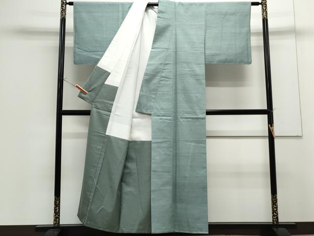 平和屋着物○紅花紬 米沢 霞文 正絹 逸品 未使用 CAAS9296th