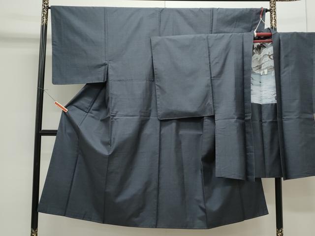 平和屋着物●男性　本場大島紬　アンサンブル　100亀甲　総詰め　正絹　逸品　CAAS9326th