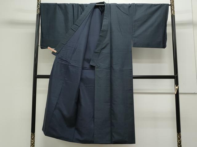 平和屋着物○男性 紬 アンサンブル 霞文 正絹 逸品 CAAS9331th 