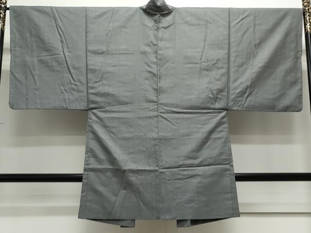 平和屋着物○男性 紬 アンサンブル 80亀甲 正絹 逸品 未使用 DAAU0929tw