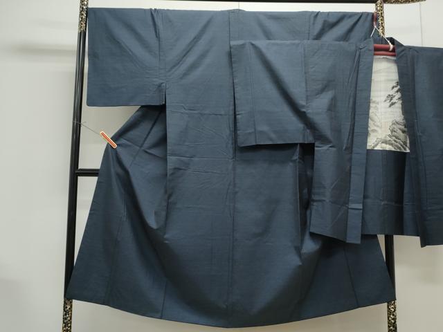 平和屋着物●男性　本場大島紬　アンサンブル　100亀甲　総詰め　正絹　逸品　CAAS9338th