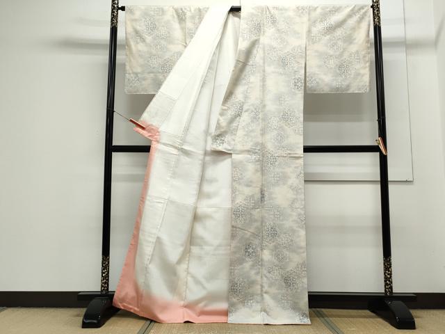 平和屋着物○都喜ヱ門 本場大島紬 白大島 9マルキ 正倉