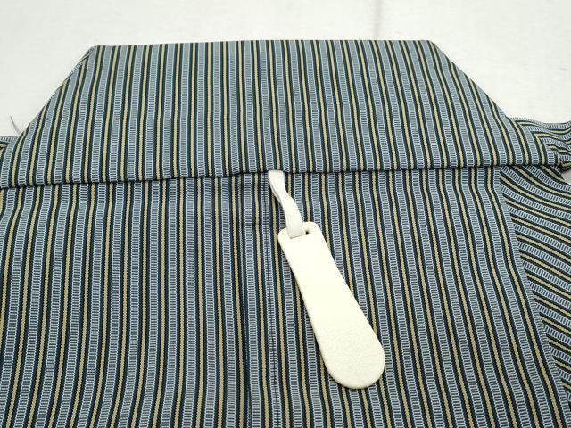 平和屋着物○男性 馬乗り袴 神代袴 間道 正絹 逸品 CAAS9415th