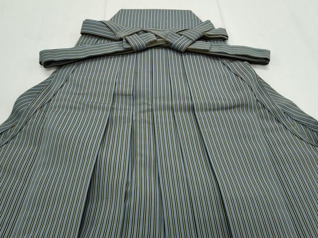 平和屋着物○男性 馬乗り袴 神代袴 間道 正絹 逸品 CAAW8109yc 平和屋