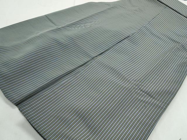 平和屋着物○男性 馬乗り袴 神代袴 間道 正絹 逸品 CAAS9415th