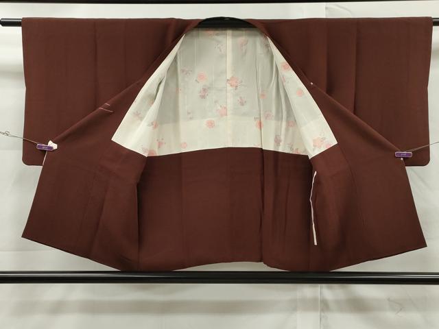 平和屋着物＃中国三大刺繍 スワトウ刺繍 相良刺繍 道行コート 雪輪草花丸文